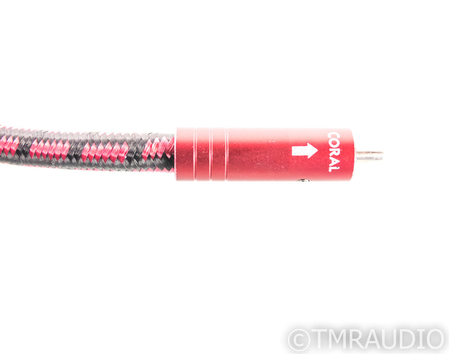 AudioQuest Coral RCA Cables; 1m Pair Interconnects