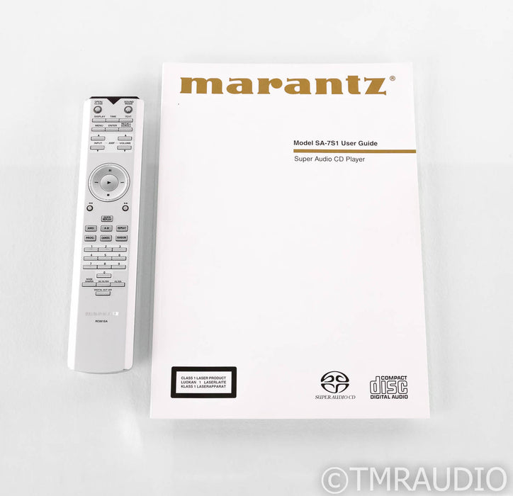 Marantz SA-7S1 SACD / CD Player; SA7S1; Remote (Won't Play SACD; Dim Display)