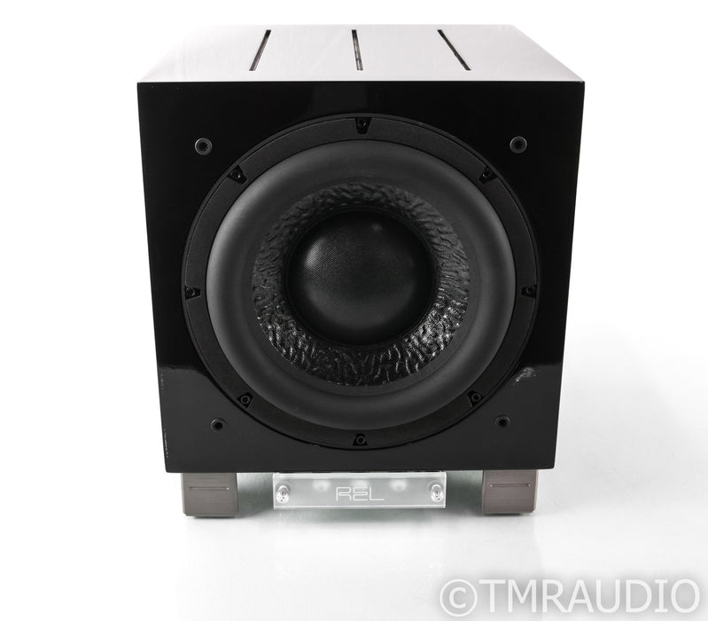 REL R-305 10" Powered Subwoofer; Piano Black; R305