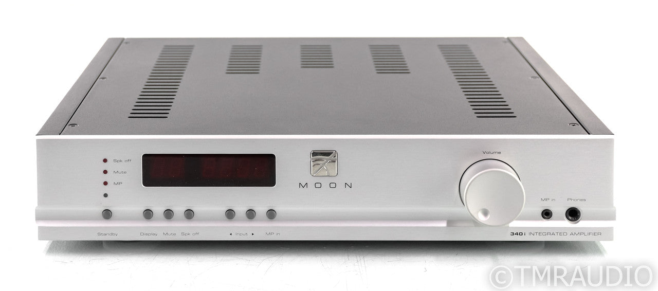 Simaudio Moon 340i D2 Stereo Integrated Amplifier; 340-i; DAC; Remote; Silver