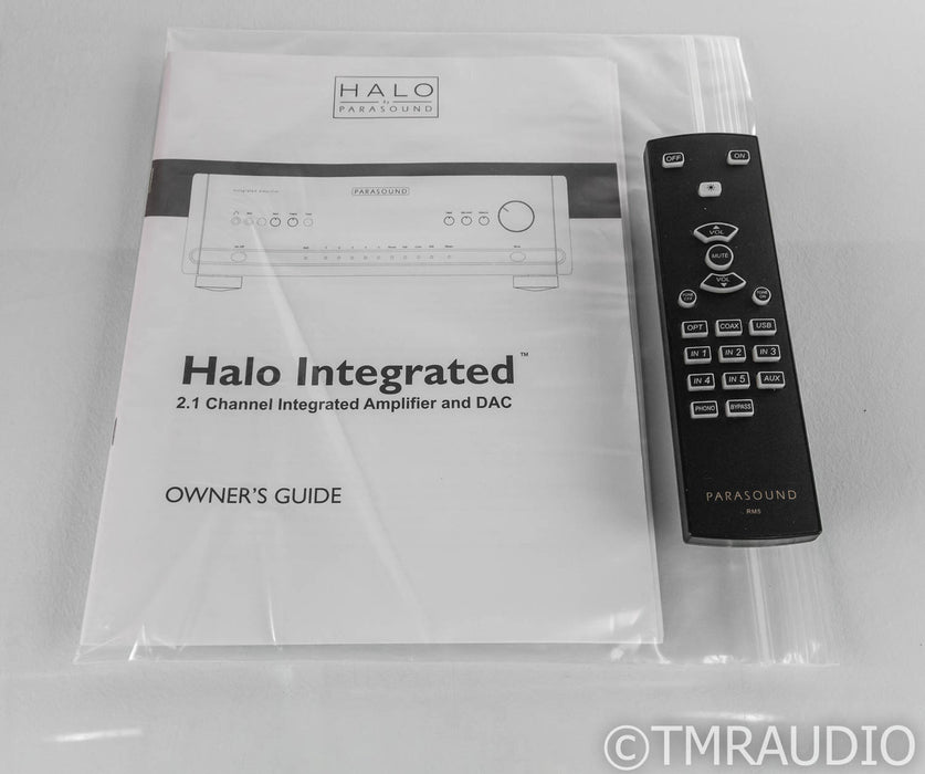 Parasound Halo 2.1 Channel Integrated Amplifier; Remote; MM / MC Phono