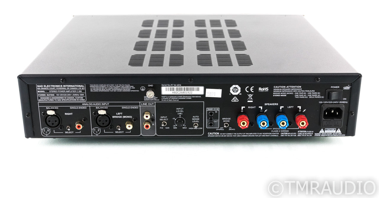 NAD C 268 Stereo Power Amplifier; C268