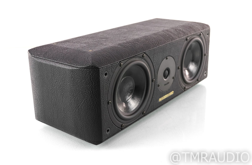 Sonus Faber Solo Center Channel Speaker; Black Leather