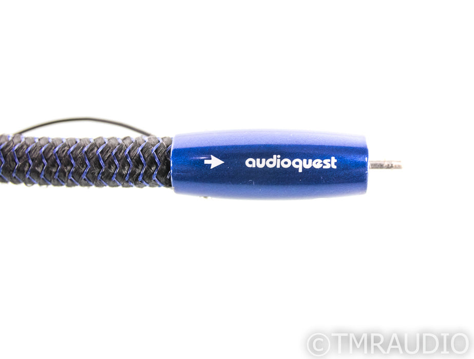 AudioQuest Husky RCA Subwoofer Cable; Single 5m Interconnect w/ Ground; 72v DBS