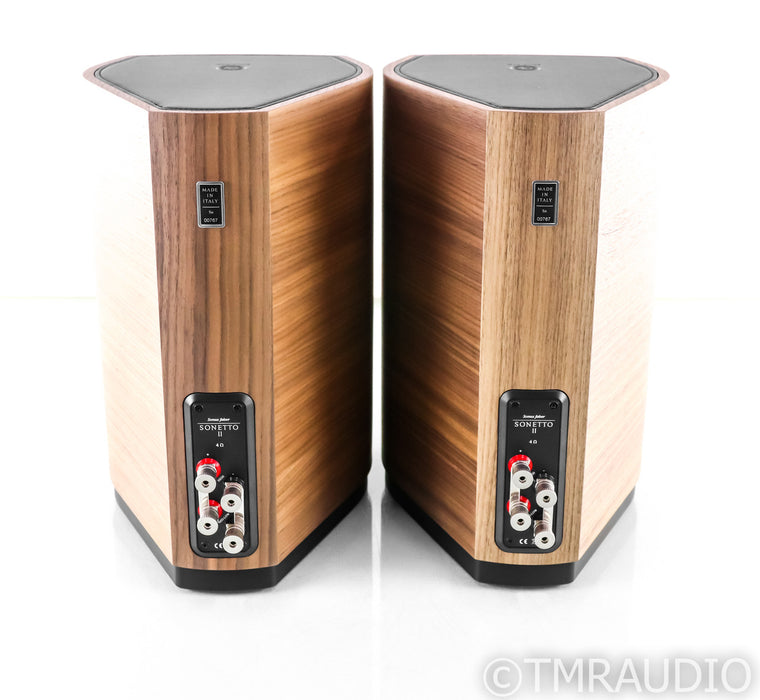 Sonus Faber Sonetto II Bookshelf Speakers; Walnut Pair