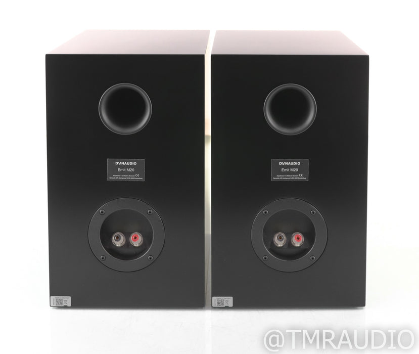 Dynaudio Emit M20 Compact Bookshelf Speakers; Black Satin Pair