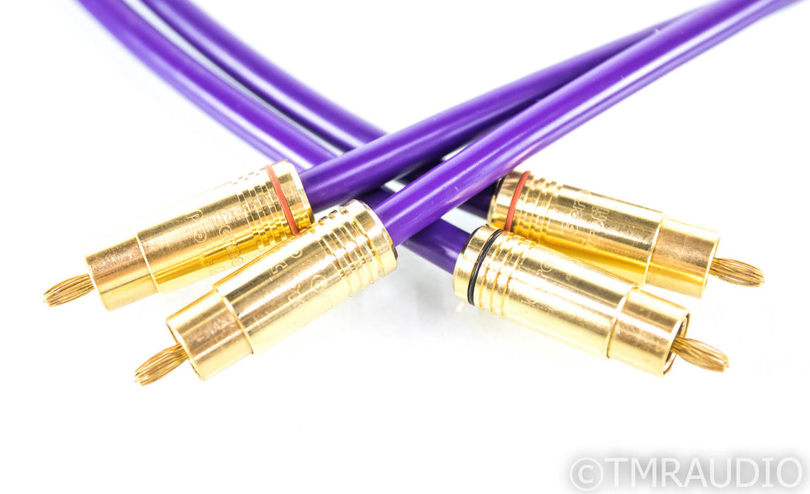 Discovery Plus Four RCA Cables; 1m Pair Interconnects