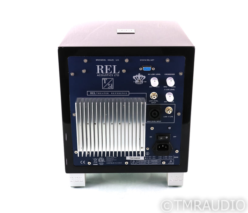 REL T/5i 8" Powered Subwoofer; Gloss Black; T5-i (MINT)