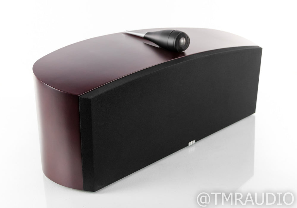 B&W Nautilus HTM1 Center Channel Speaker; Red Cherry; HTM-1