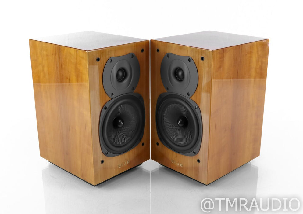 Quad 12L2 Bookshelf Speakers; Cherry Pair; 12-L2
