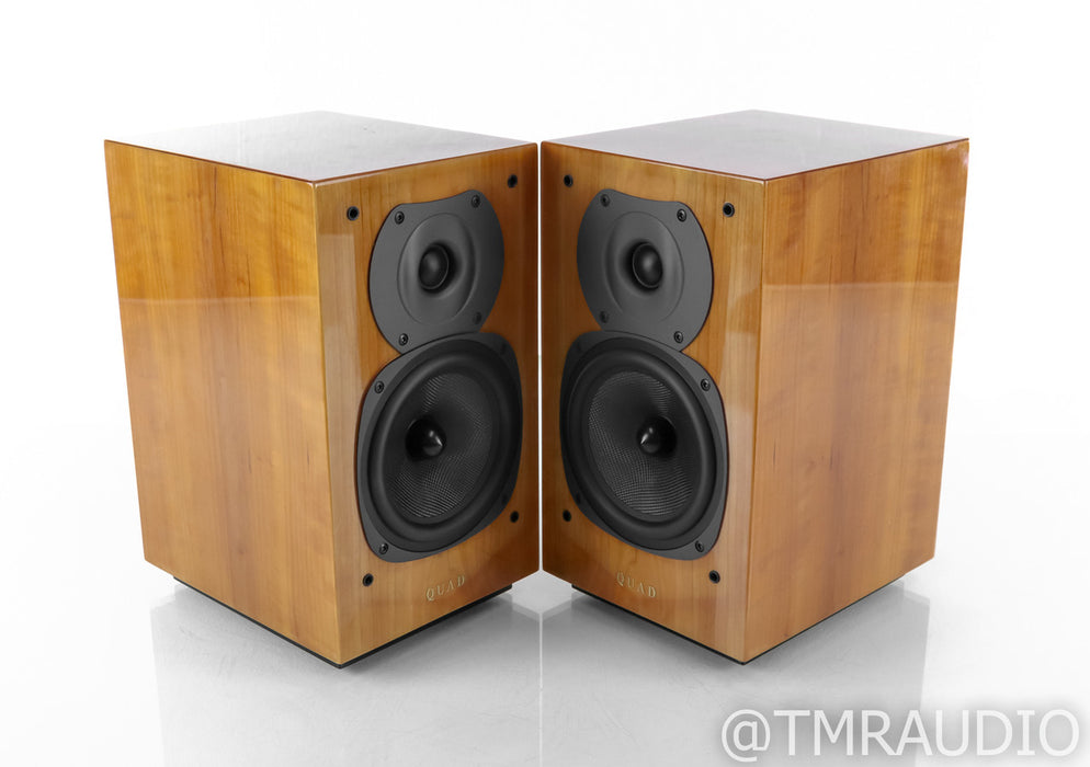 Quad 12L2 Bookshelf Speakers; Cherry Pair; 12-L2