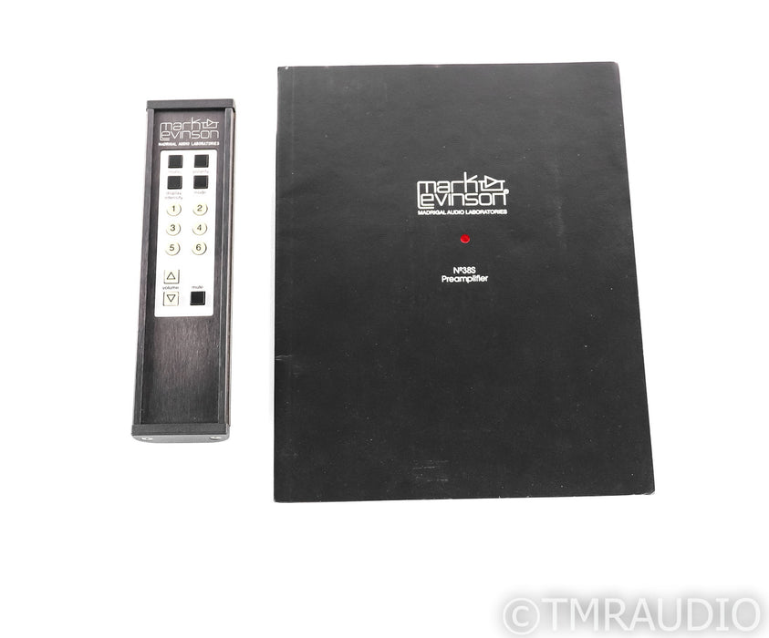 Mark Levinson No 38S Stereo Preamplifier; No38S; Remote