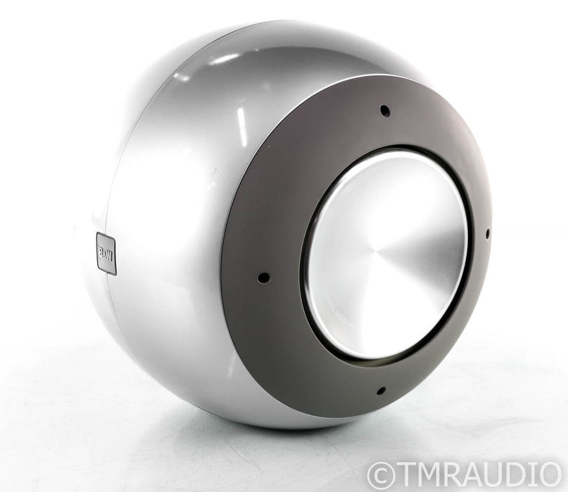 B&W PV1 Dual 7" Powered Subwoofer; Silver Gloss; PV-1