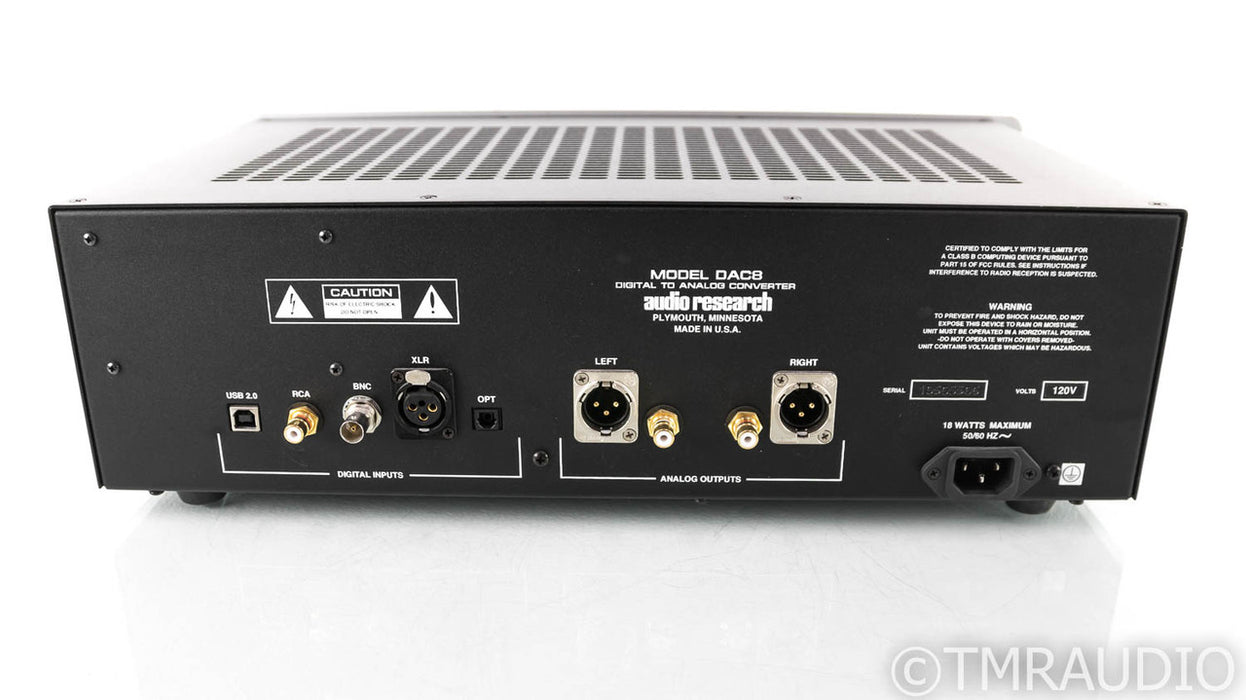 Audio Research DAC8 DAC; D/A Converter; DAC-8