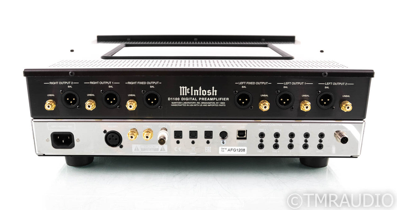 McIntosh D1100 DAC; D/A Converter; D-1100; Remote; Gunmetal Finish