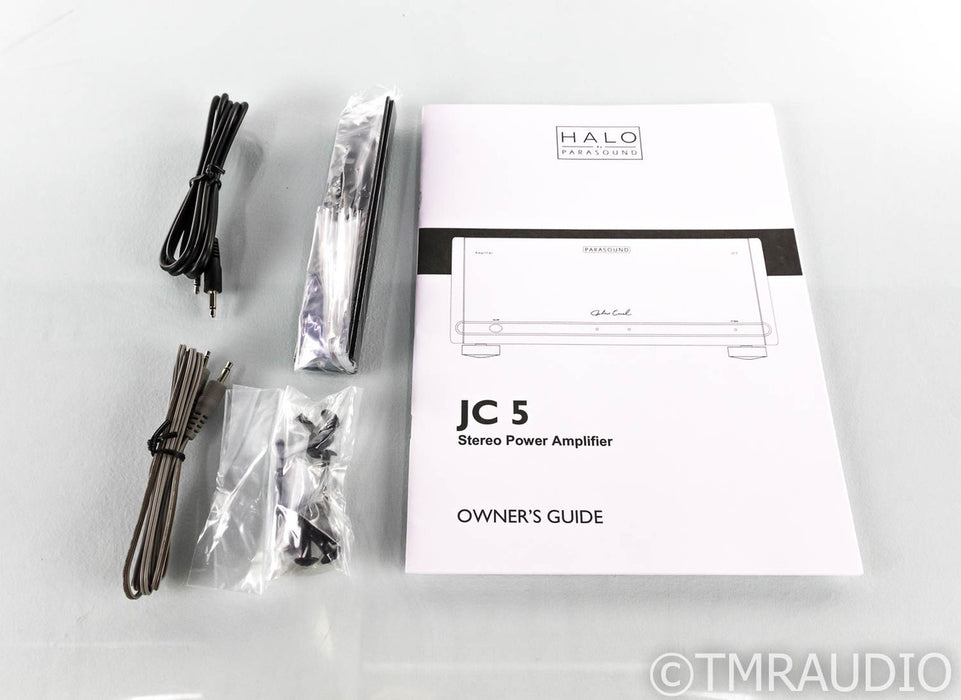 Parasound JC5 Stereo Power Amplifier; JC-5; Black