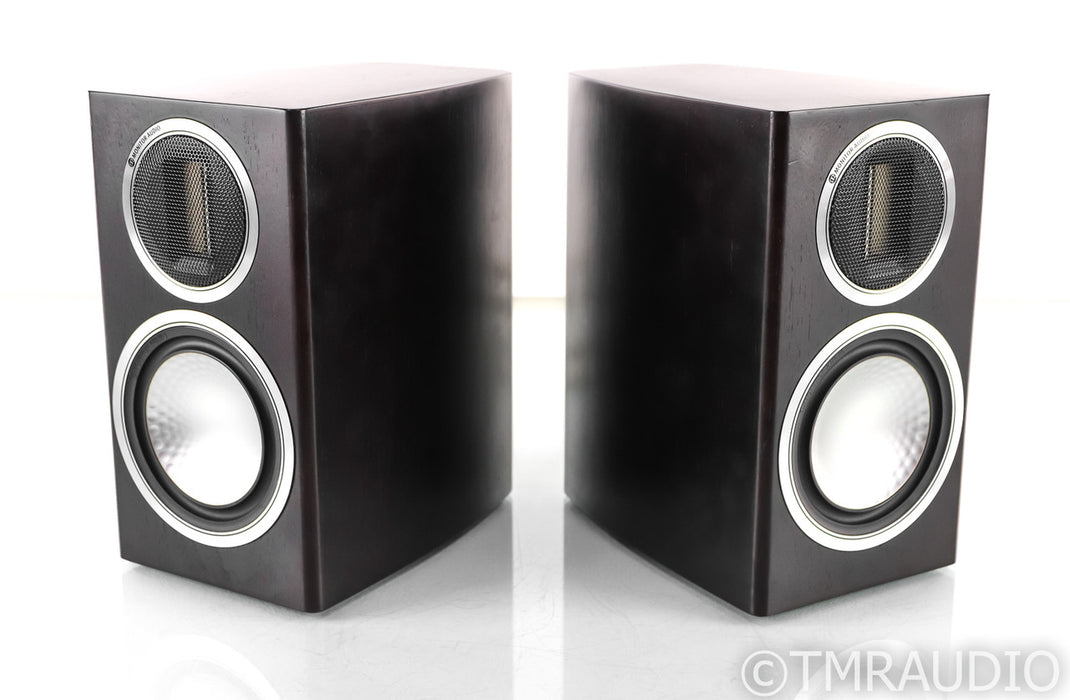 Monitor Audio Gold 50 Bookshelf Speakers; Dark Walnut Pair