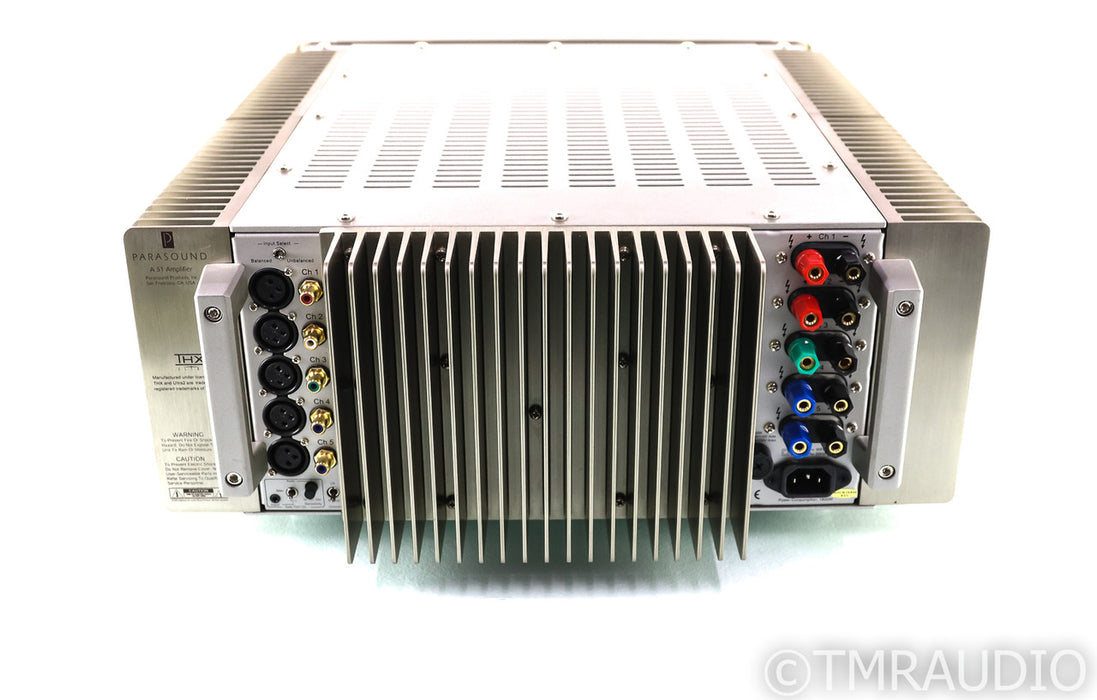 Parasound Halo A51 5 Channel Power Amplifier; A 51; Silver