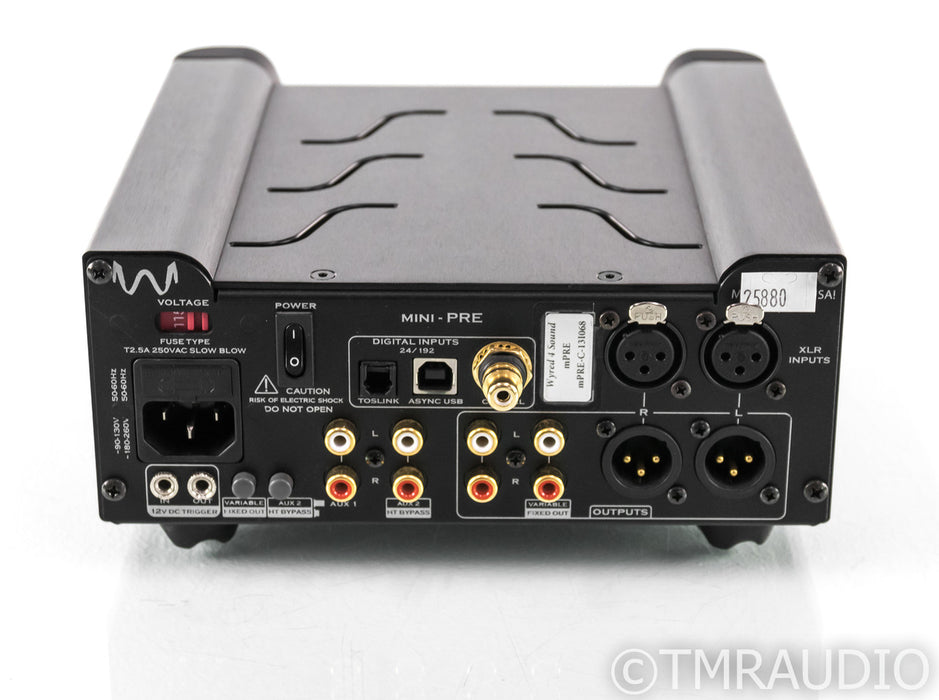 Wyred4Sound mPre Stereo Preamplifier; DAC; D/A Converter; Mini-Pre; Remote