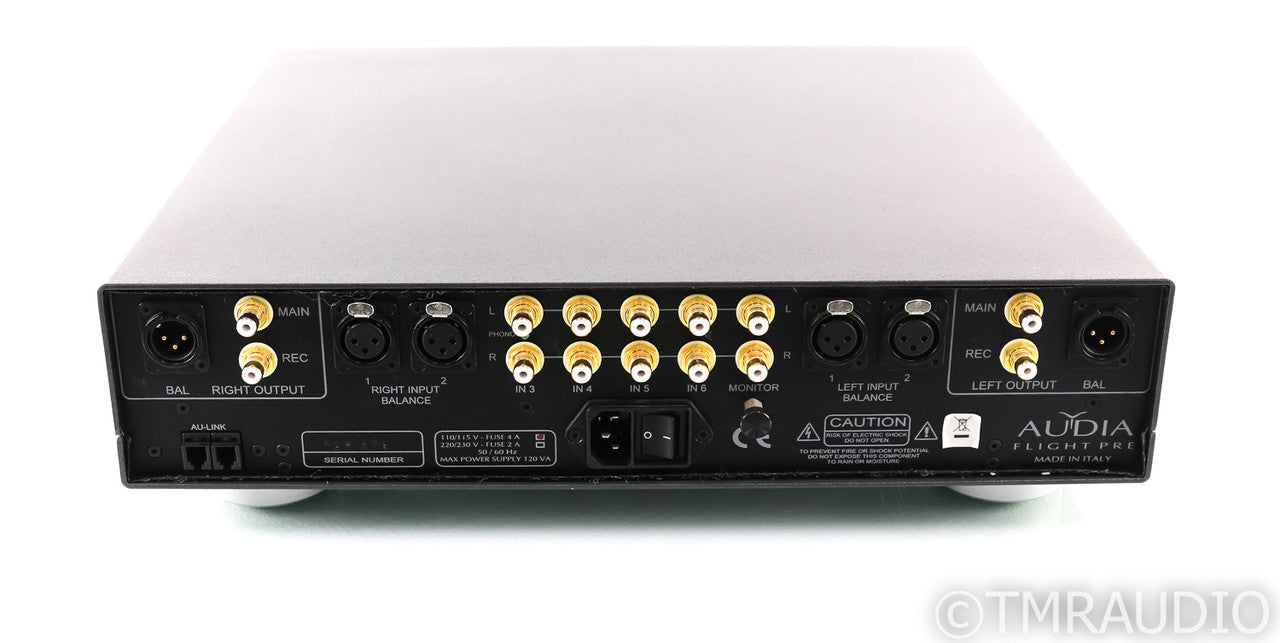 Audia Flight Pre Stereo Preamplifier; Silver; Remote