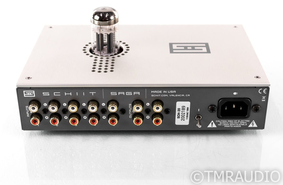 Schiit Saga Stereo Tube Preamplifier; Remote