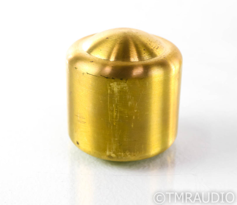 Mapleshade Threaded Low Radiused Brass Heavyfeet; Set of 4 Isolation Feet