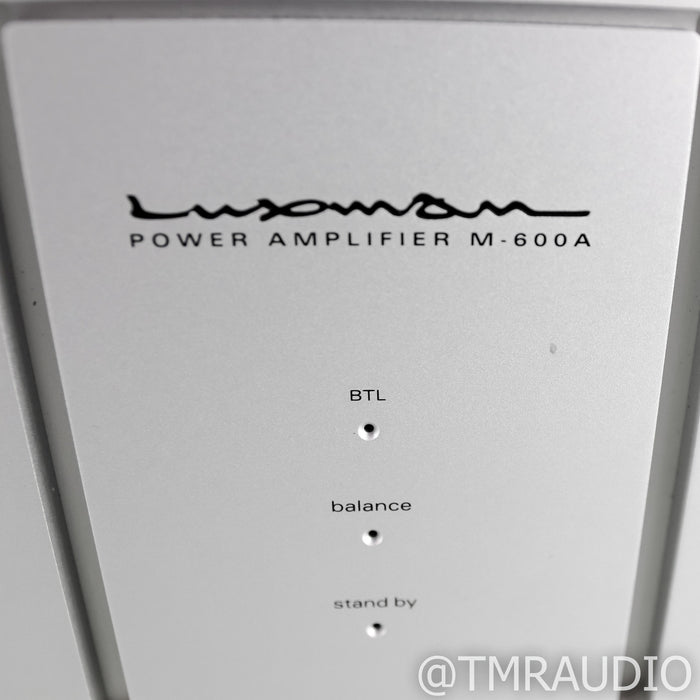 Luxman M-600A Stereo Power Amplifier; M600A