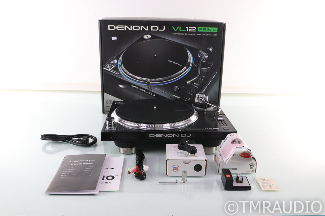 Denon DJ VL12 Prime Direct Drive Turntable; Denon DL-103 Cartridge; Upgrades