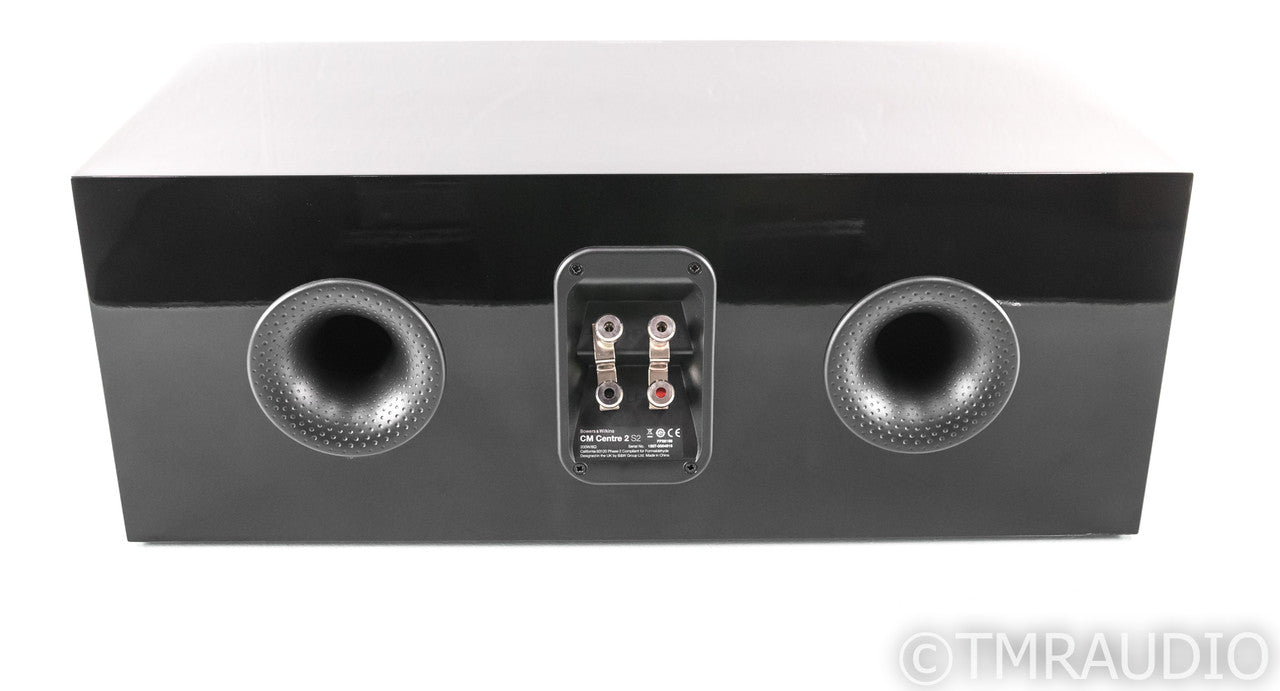 B&W CM Centre 2 S2 Center Channel Speaker; Gloss Black; CMC2 S2
