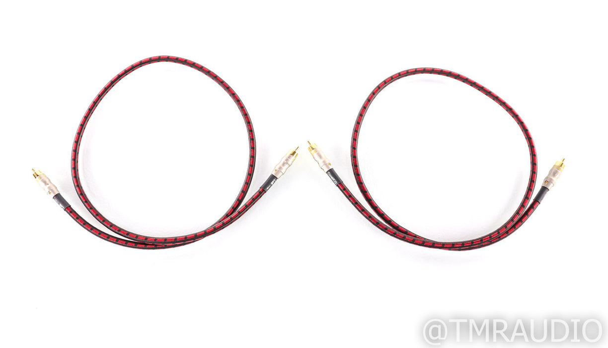 AudioQuest Coral/CQ RCA Cables; 1m Pair