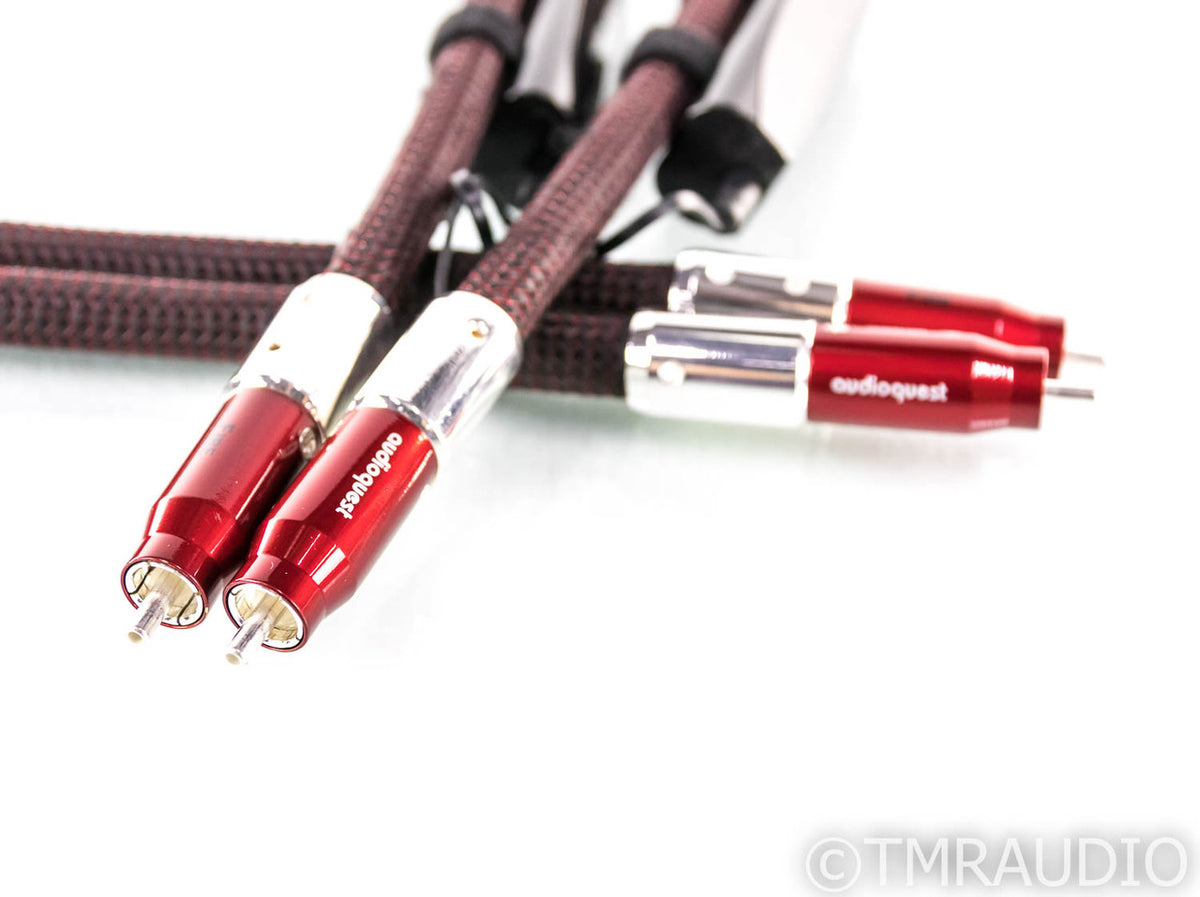 Audioquest Firewire AudioQuest Fire RCA Cables; 1.5m Pair Interconnects; 72v DBS (Demo ...