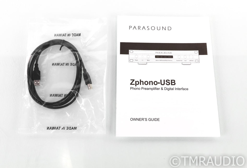 Parasound Zphono USB MM / MC Phono Preamplifier; A/D Converter