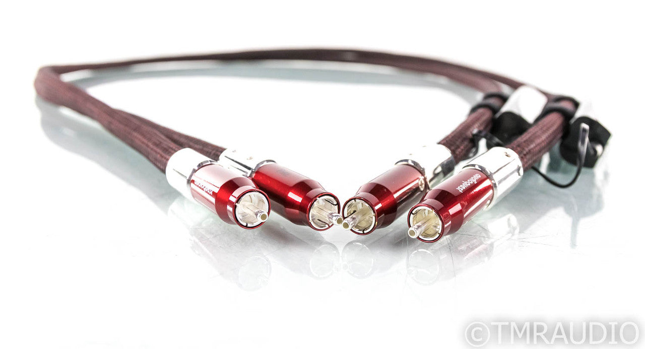 AudioQuest Fire RCA Cables; 1.5m Pair Interconnects; 72v DBS (Demo)
