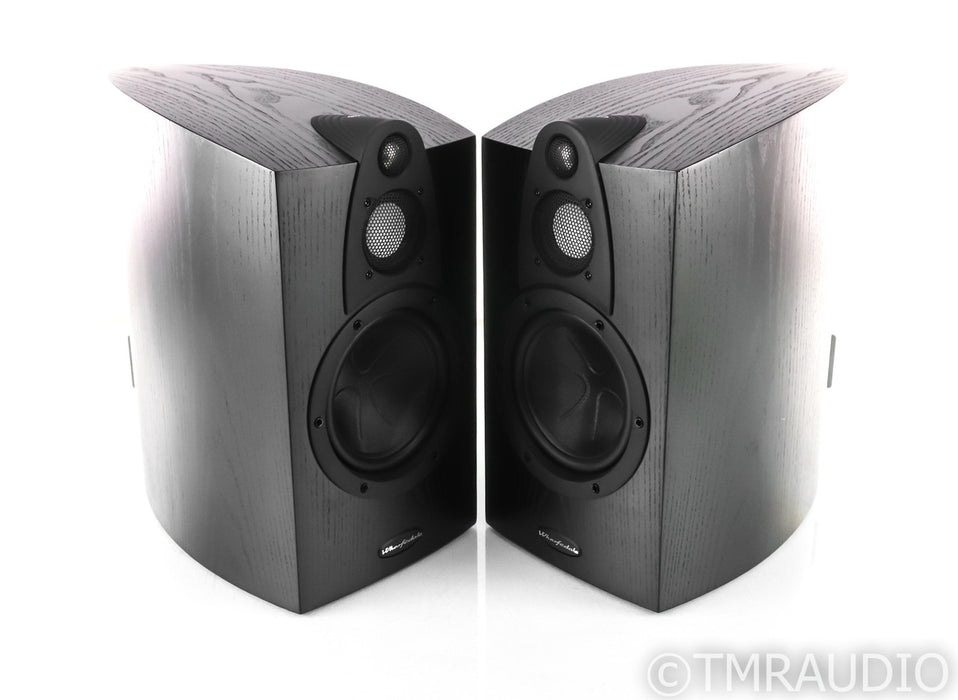 Wharfedale Jade-3 Bookshelf Speakers; Black Oak Pair
