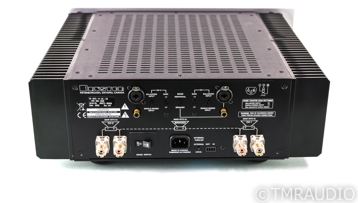 Bryston 4BSST2 Stereo Power Amplifier; 4B-SST2; Silver