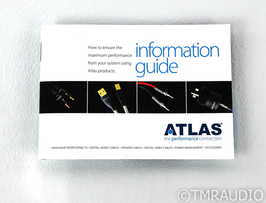 Atlas Element Integra RCA Cables; .75m Pair Interconnects