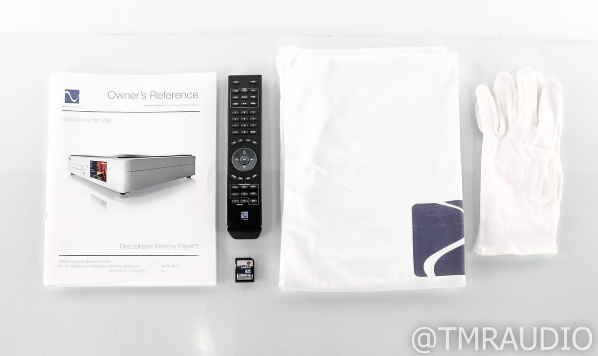 PS Audio DirectStream Memory Player SACD / CD Transport; DMP; Remote; Silver