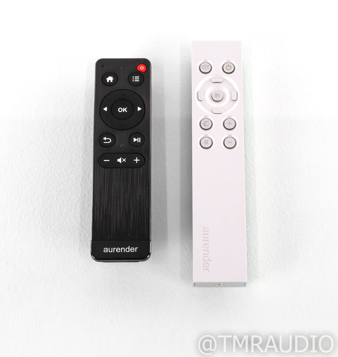 Aurender A100 Network Streamer; Silver; Remote; 4TB; Upgraded Aluminum Remote