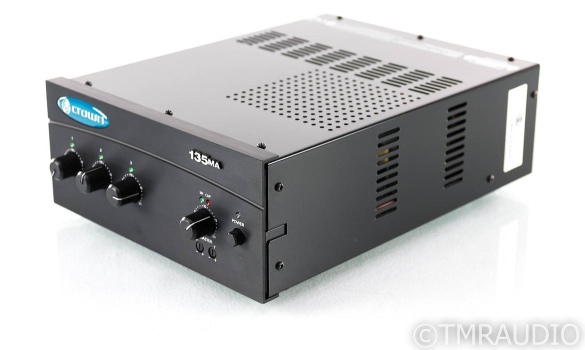 Crown 135ma Commercial Mixer / Amplifier; 3x1 35w