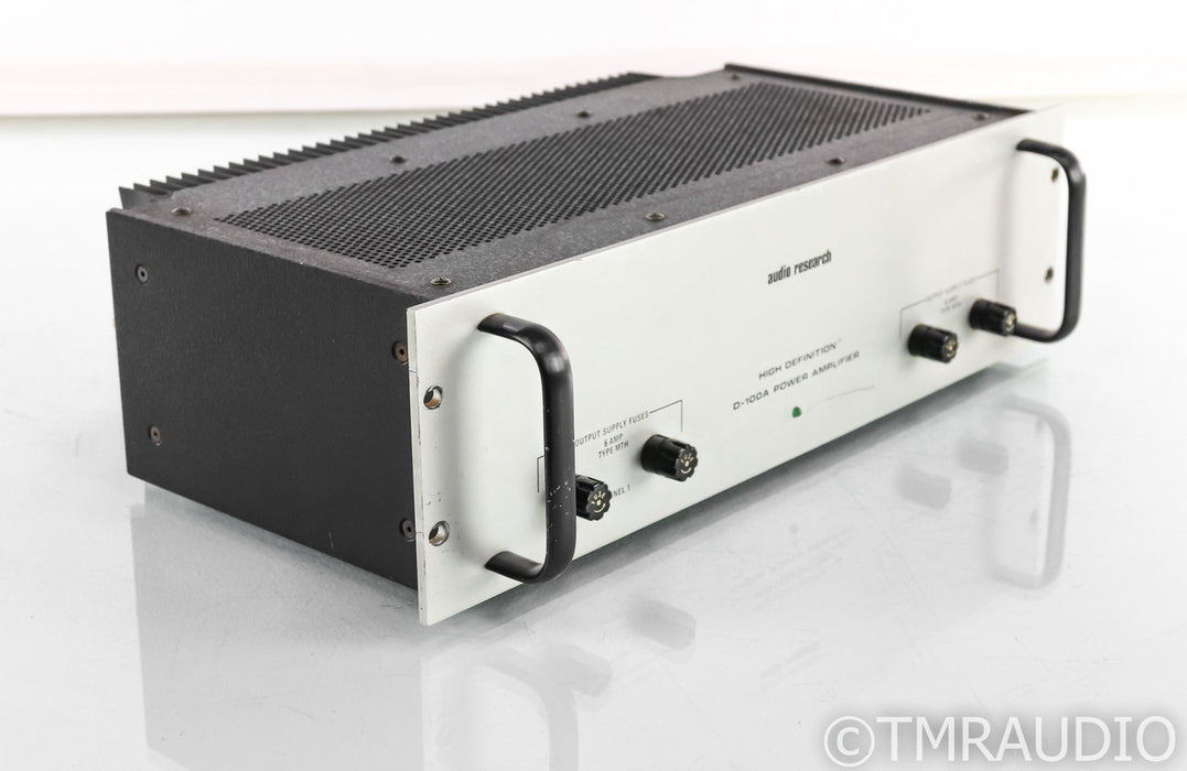 Audio Research D-100A Vintage Stereo Power Amplifier; D100A