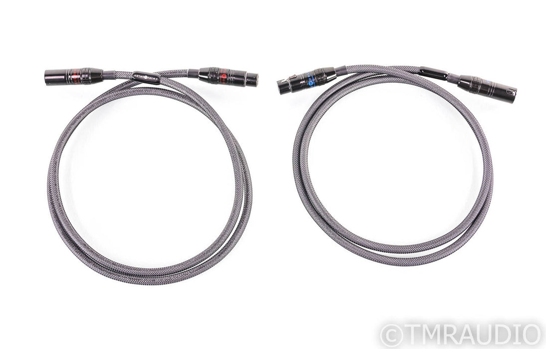 WireWorld Silver Eclipse 6 XLR Cables; 1m Pair Balanced Interconnects