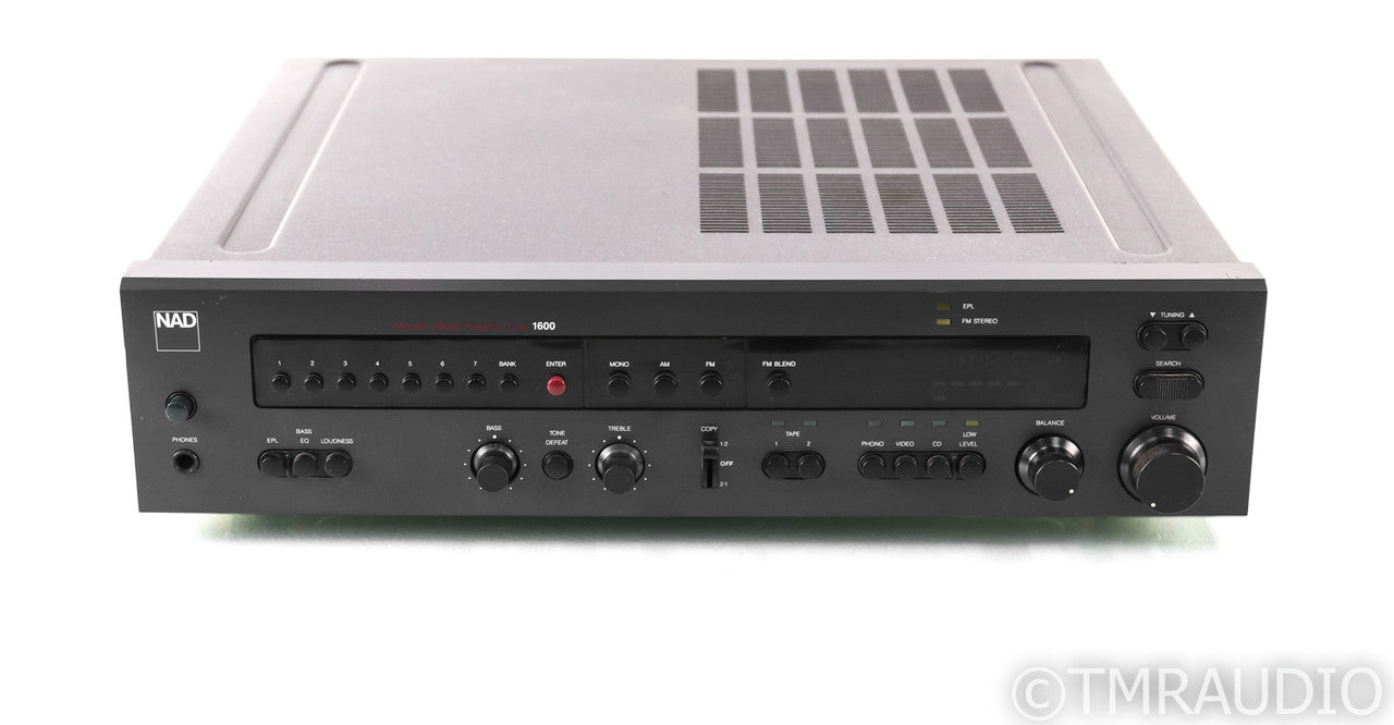 NAD 1600 Monitor Series Stereo Preamplifier / Tuner; MM / MC Phono; Remote
