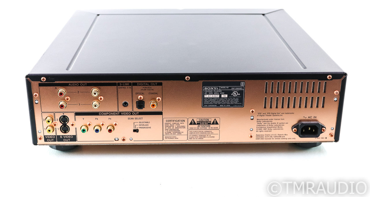 Sony DVP-S9000ES CD / SACD / DVD Player; DVPS9000ES; Remote