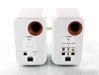 KEF LSX Wireless Bookshelf Speakers; Gloss White Pair; Bluetooth; Wifi