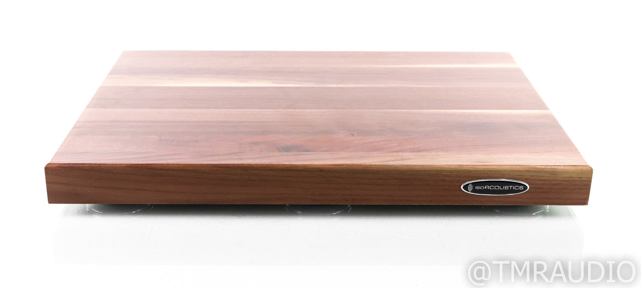 IsoAcoustics Delos 2216W1 Walnut Isolation Platform; Walnut; 2216-W1