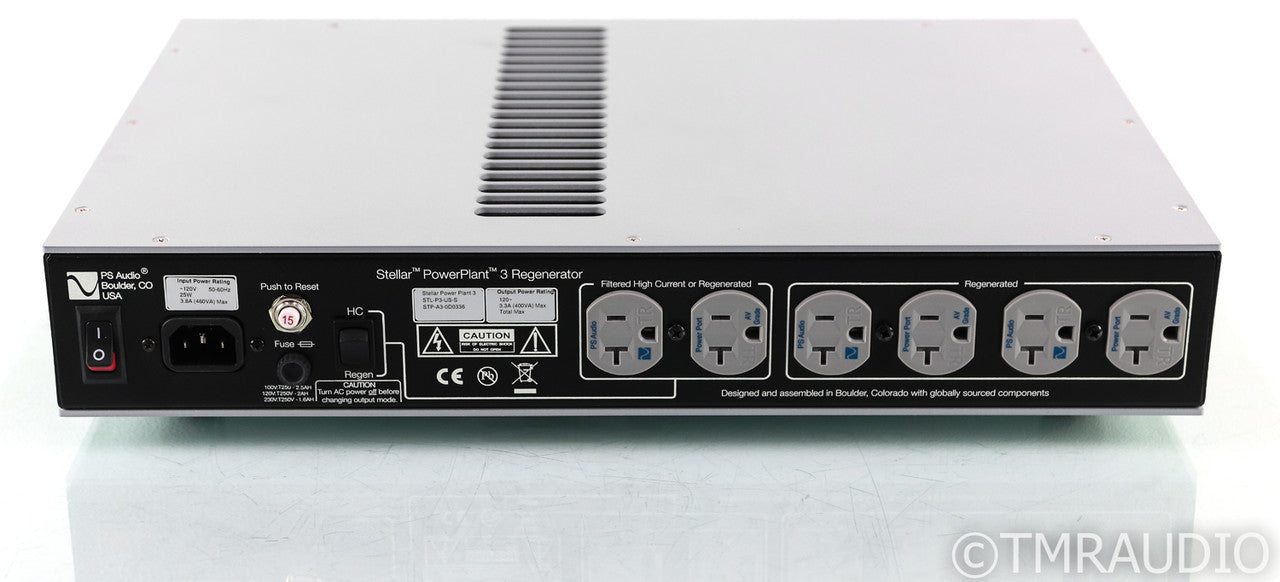PS Audio Stellar Power Plant 3 AC Power Line Regenerator; P3 (Used)