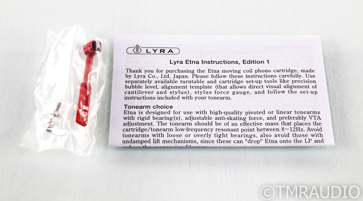 Lyra Etna MC Phono Cartridge; Low Hours