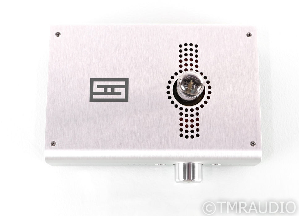 Schiit Saga Stereo Tube Hybrid Preamplifier; Remote; Silver