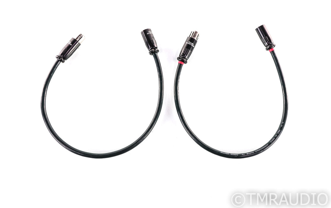DH Labs Silver Sonic Air Matrix XLR Cables; .5m Pair Balanced Interconnects