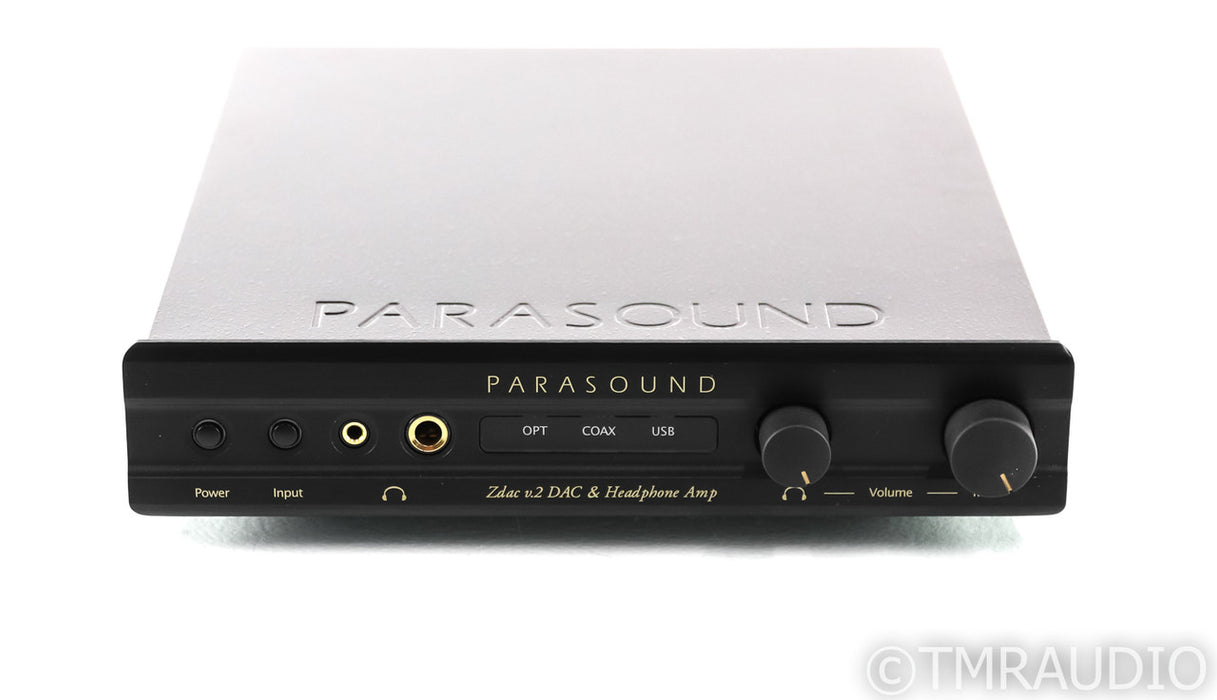 Parasound ZDac v.2 DAC / Headphone Amplifier; Black